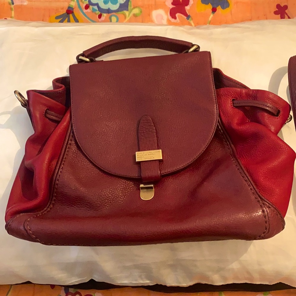 Marc by marc jacobs red top handle handpag